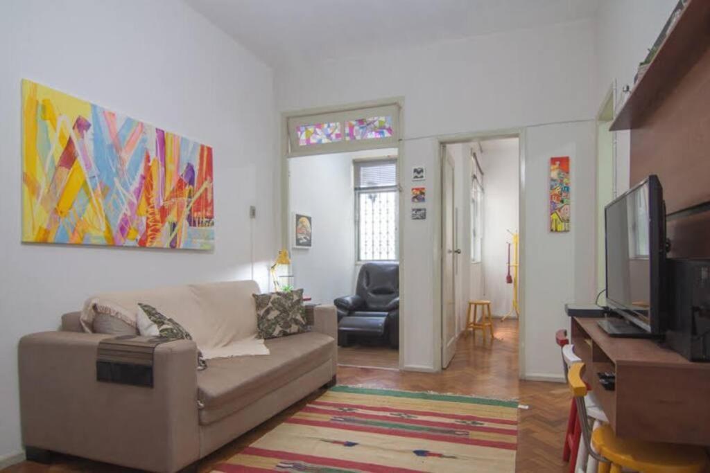 Apartamento Charmoso Na Praia De Copacabana Rio de Janeiro Esterno foto